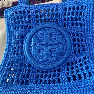 Tory Burch Ella hand crocheted tote
